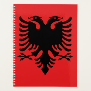 Albanienflagge Planer