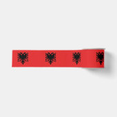 Albanienflagge Ripsband (Vorderseite)