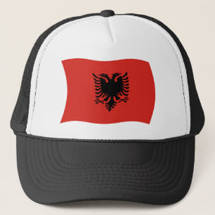 Albanienflagge Truckerkappe