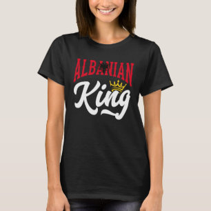 Albanienkönig Albanienflagge T-Shirt