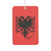 Albaniens Auto-Erfrischung, patriotisch, albanisch Autolufterfrischer (Vorderseite)