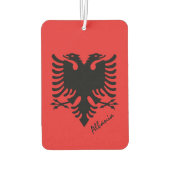 Albaniens Auto-Erfrischung, patriotisch, albanisch Autolufterfrischer (Rückseite)