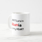Albanienwurzeln Kaffeetasse (Vorderseite Links)
