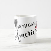 Albanisch-amerikanische Tasse Entwined Hearts (Mittel)