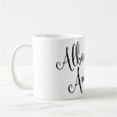 Albanisch-amerikanische Tasse Entwined Hearts (Links)