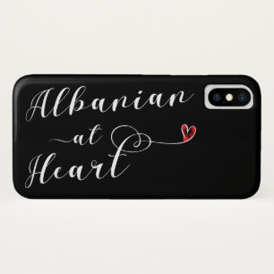 Albanisch bei Heart Mobile Phone Case, Albanien Case-Mate iPhone Hülle