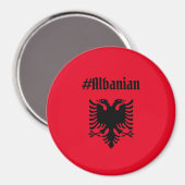 albanisch magnet (Vorderseite/Rückseite)