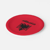 albanisch pappteller (Schrägansicht)