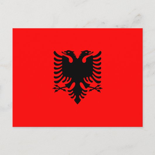 albanisch postkarte (Vorderseite)