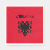 albanisch serviette (Vorderseite)