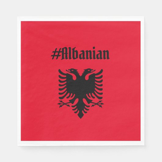 albanisch serviette (Vorderseite)