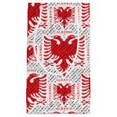 albanische Flagge 4 Kleine Geschenktüte (Vorderseite)