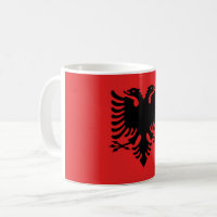 (Albanische) Flagge Albaniens
