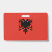 albanische Flagge Ausweis (Rückseite)
