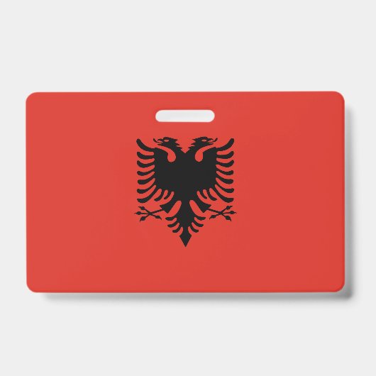 albanische Flagge Ausweis (Vorderseite)