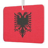 albanische Flagge Autolufterfrischer (Links)