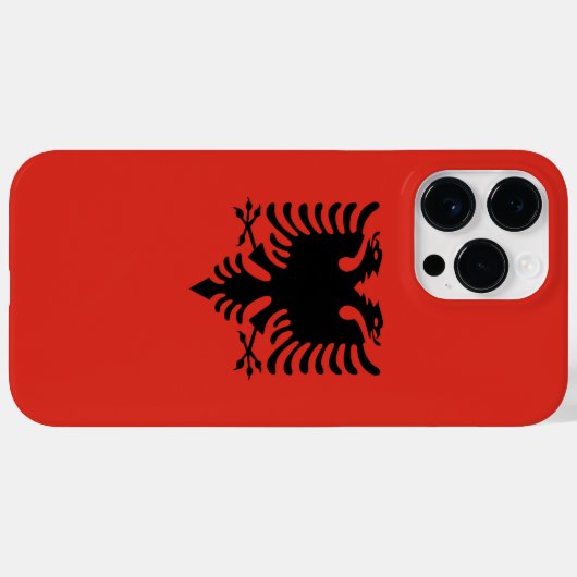 albanische Flagge Case-Mate iPhone Hülle (Rückseite (Horizontal))
