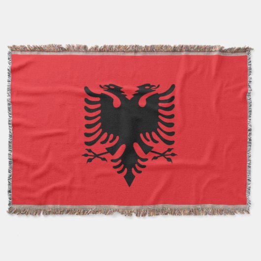 albanische Flagge Decke (Vorderseite)