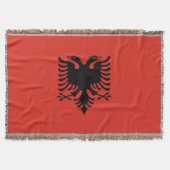 albanische Flagge Decke (Vorderseite)