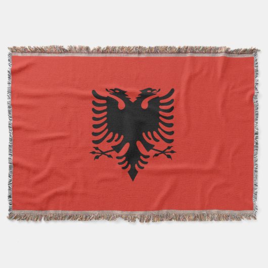 albanische Flagge Decke (Vorderseite)