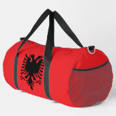 albanische Flagge Duffle Bag (Rechte Ecke)