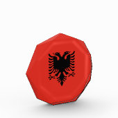 albanische Flagge Fotoblock (Links)