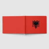 albanische Flagge Gästebuch (Voll)