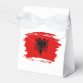albanische Flagge Geschenkschachtel (Vorderseite)