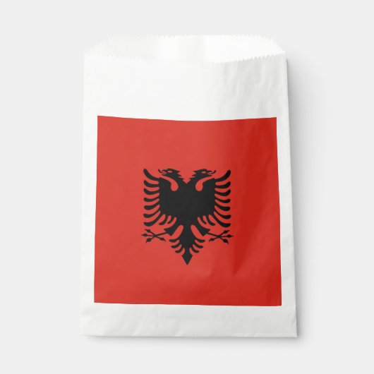 albanische Flagge Geschenktütchen (Vorderseite)