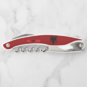 albanische Flagge Kellnermesser (Rückseite)