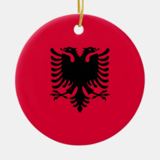 albanische Flagge Keramikornament