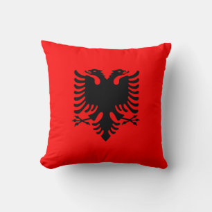 albanische Flagge Kissen