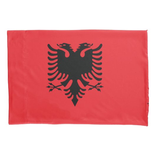 albanische Flagge Kissenbezug (Vorderseite)