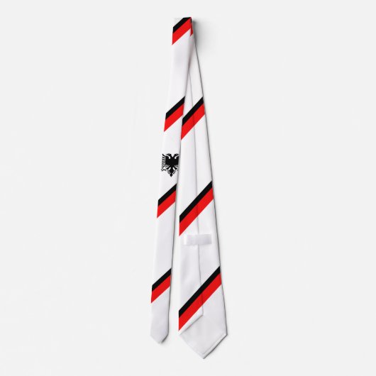 Albanische Flagge Krawatte (Rückseite)