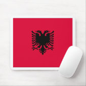 albanische Flagge Mousepad (Mit Mouse)