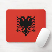 albanische Flagge Mousepad (Mit Mouse)