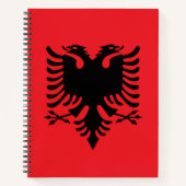 albanische Flagge Notizblock (Vorderseite)