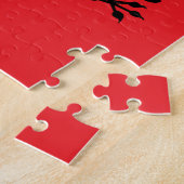 albanische Flagge Puzzle (Seite)