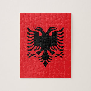 albanische Flagge Puzzle
