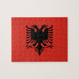 albanische Flagge Puzzle