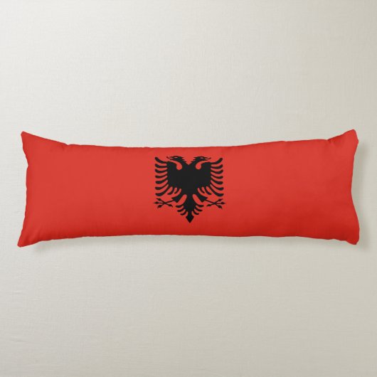 albanische Flagge Seitenschläferkissen (Vorderseite)