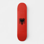 albanische Flagge Skateboard (Vorne)