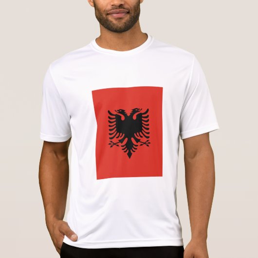 albanische Flagge T-Shirt (Vorderseite)