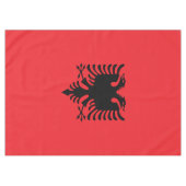 albanische Flagge Tischdecke (Vorderseite (Horizontal))
