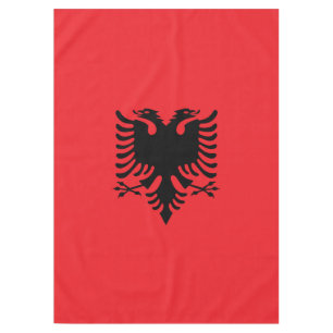 albanische Flagge Tischdecke