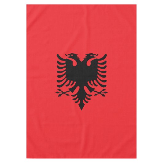 albanische Flagge Tischdecke (Vorderseite)
