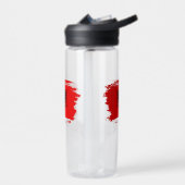 albanische Flagge Trinkflasche (Links)