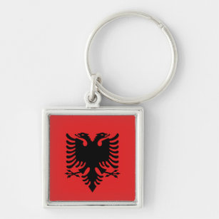 Schlüsselanhänger Albanien Fahne 5 