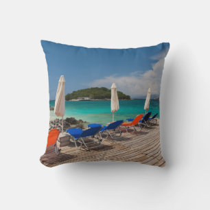 Albanische Riviera, Ksamil, Strandpromenade Kissen