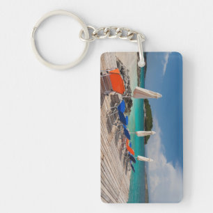 Albanische Riviera, Ksamil, Strandpromenade Schlüsselanhänger